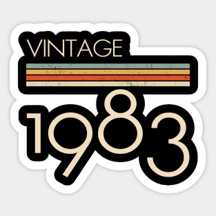 Vintage Classic 1983 Sticker